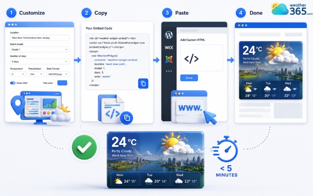 Use ready-made embed codes from trusted platforms