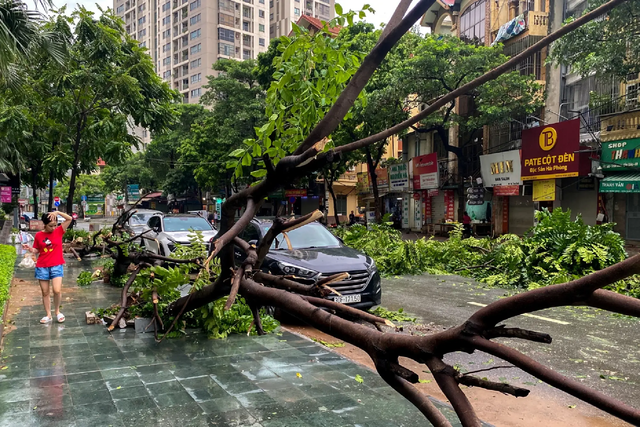 Super typhoon Yagi in Vietnam
