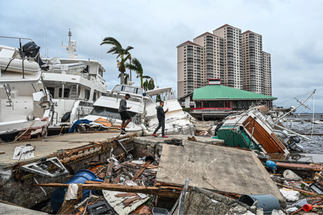 Florida sees widespread damage from hurricanes