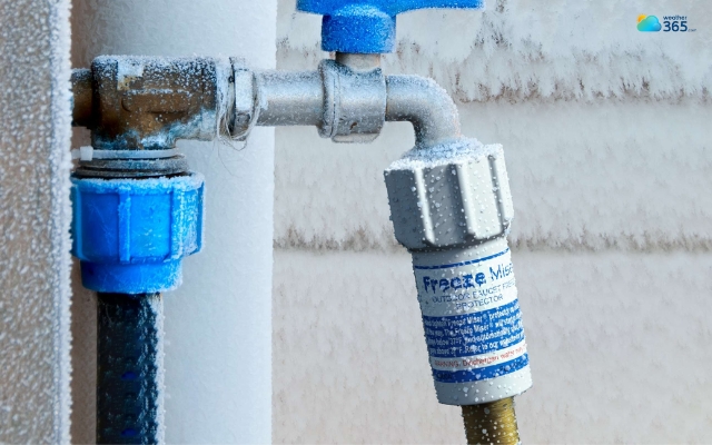 Outdoor faucets are especially vulnerable to freezing