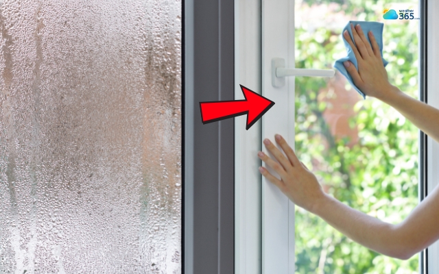 Wiping can remove the condensation immediately