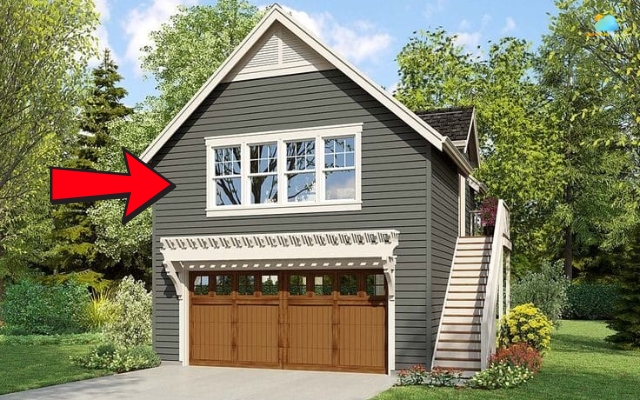 Cold air from the garage can affect the room above