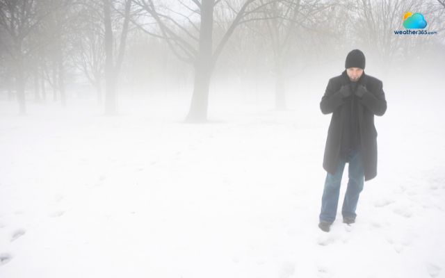 A winter storm combines heavy snow, low wind chills, and freezing temperatures