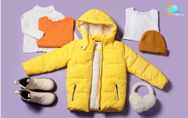 Wear layered clothing to keep body warm