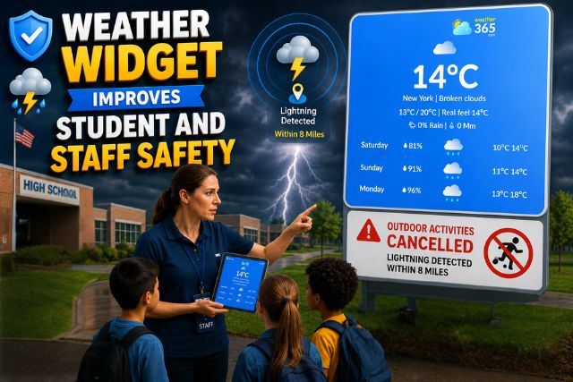 Weather Widgets Improve Student and Staff Safety