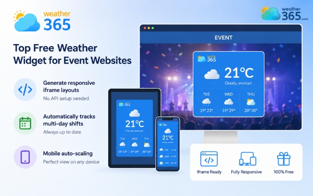  Weather365 is plug-and-play choice