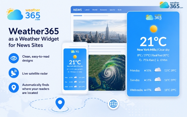 Weather365 is the best choice for any site