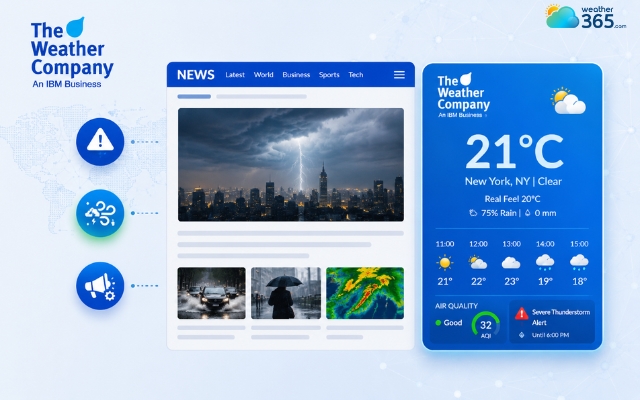 The Weather Company is suitable for a massive news network