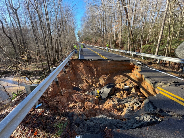 Storm damage in Virginia