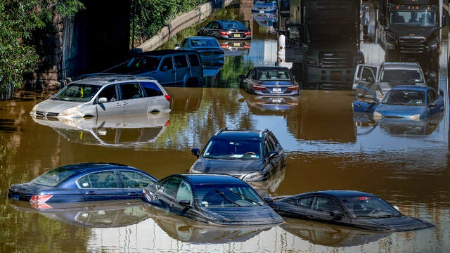 New York City is flooded by hurricane Ida