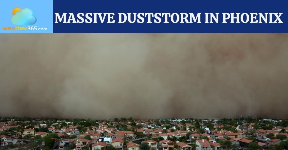  Wall of dust rolls through Phoenix