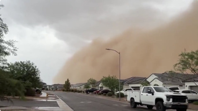  The haboob is in Coolidge, Arizona