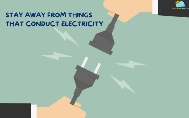 Turn off the power during a thunderstorm