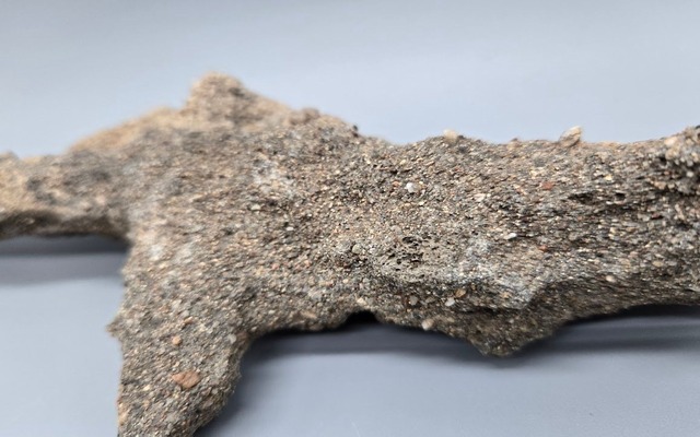  Fulgurites’ outside is rough and sandy