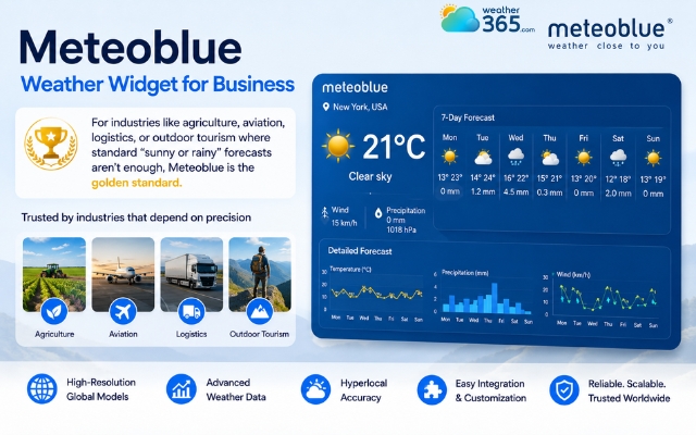 Meteoblue offers advanced meteorological layers