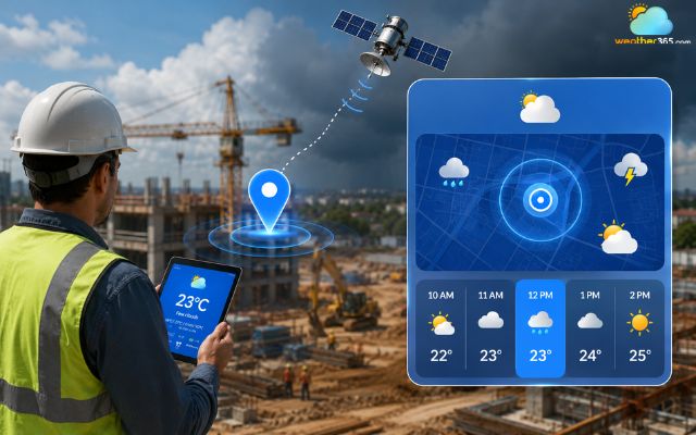 A reliable widget uses point-specific weather data