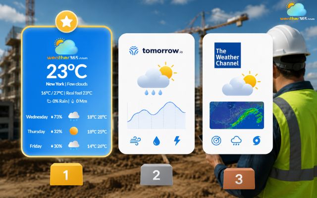 Top reliable weather widget providers