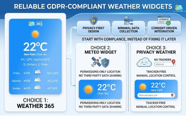 Top choices for a reliable weather widget provider