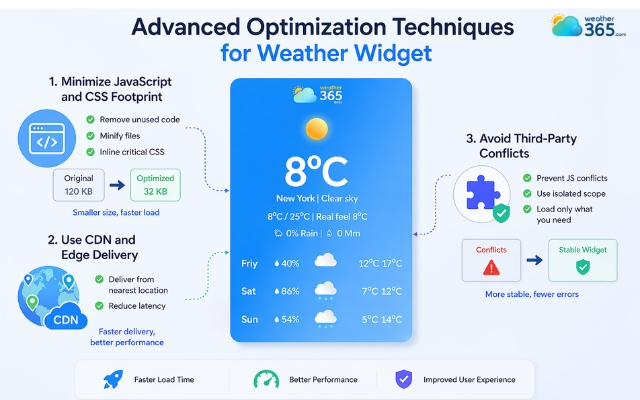 Try advanced optimization for your weather widget