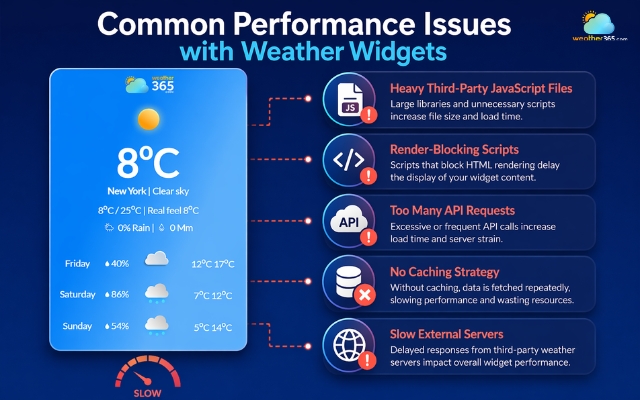Most issues come from how the widget loads data