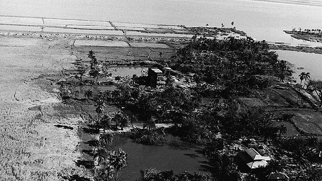 Bhola cyclone led to catastrophic floods in Pakistan and India