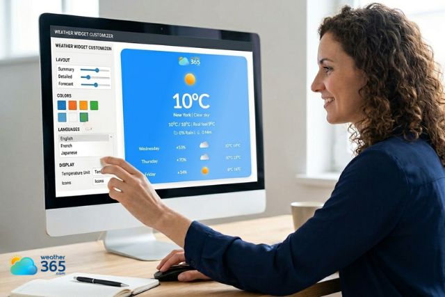 Best weather widgets allow users to customize style, layouts, language, display