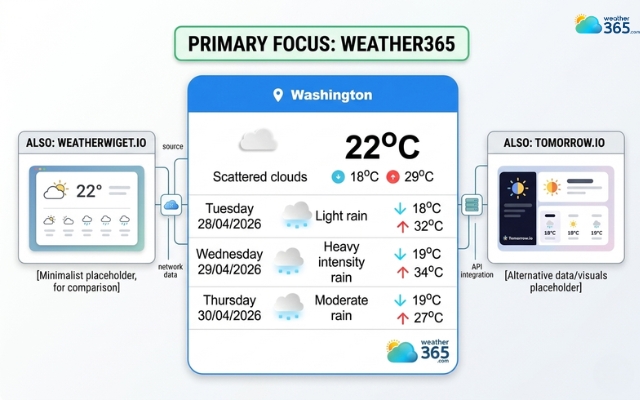 Most used weather widget