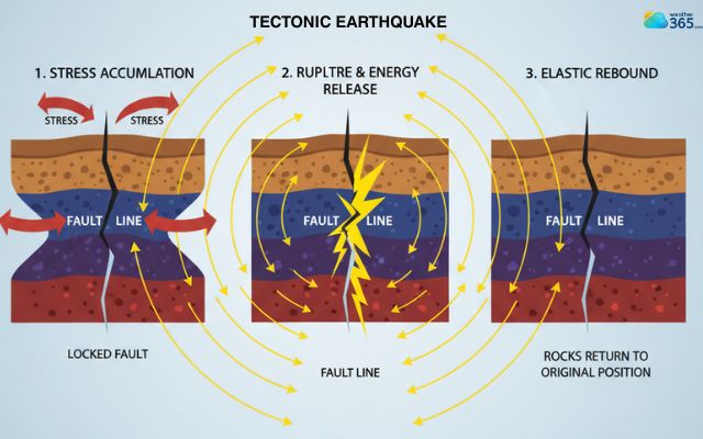  How are tectonic earthquakes formed?