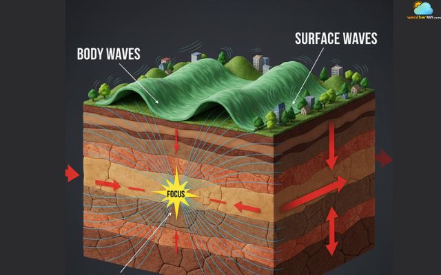  Two main types of seismic waves
