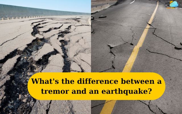 What's the difference between a tremor and an earthquake?